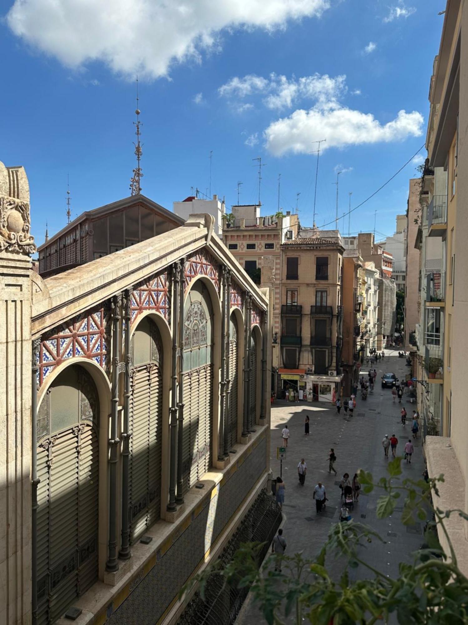 Mirador 1 Del Mercado Central - Habitacion Con Bano Privado En El Centro De La Ciudad Vella 瓦伦西亚 外观 照片